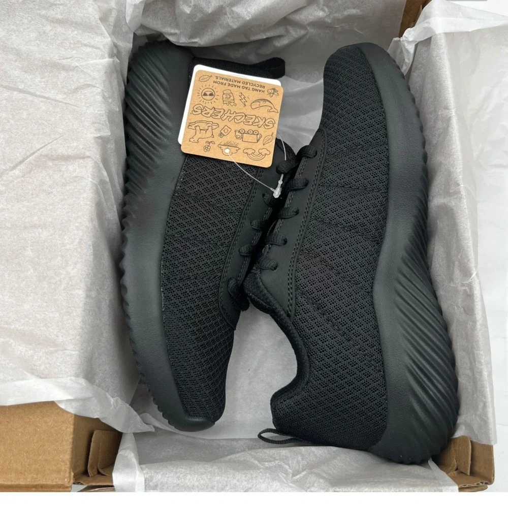 Skechers Bounder Karonik Youth-Big Boys Girls Athletic Sneakers Size‎ 2.5 Black